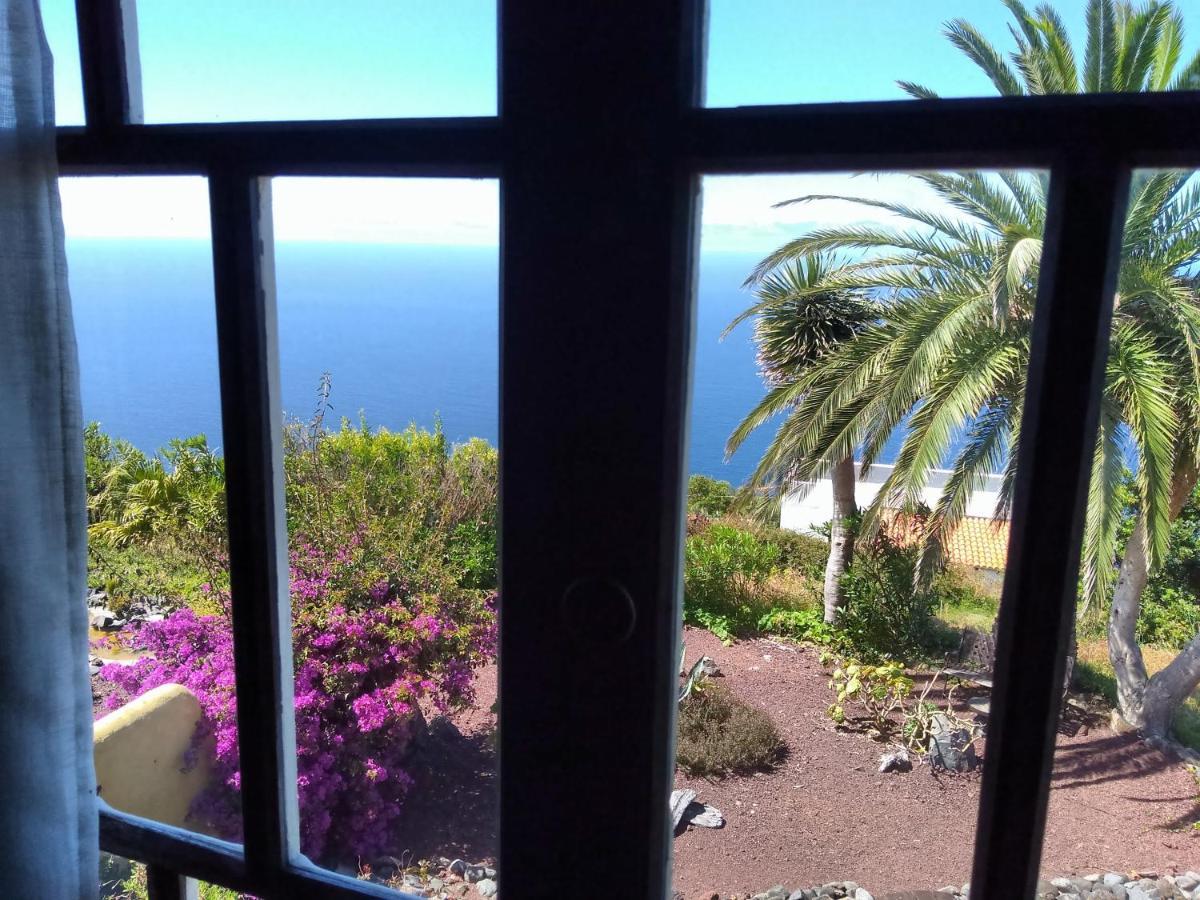 Casa Gloria, Garafia, Impresionante Vista Al Mar Villa Luaran gambar